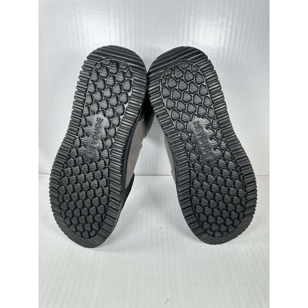 Size 9 Hey Dude Bradley Classic Tumbled Boots Shoe Men's Granite Grey NWT - Picture 7 of 8